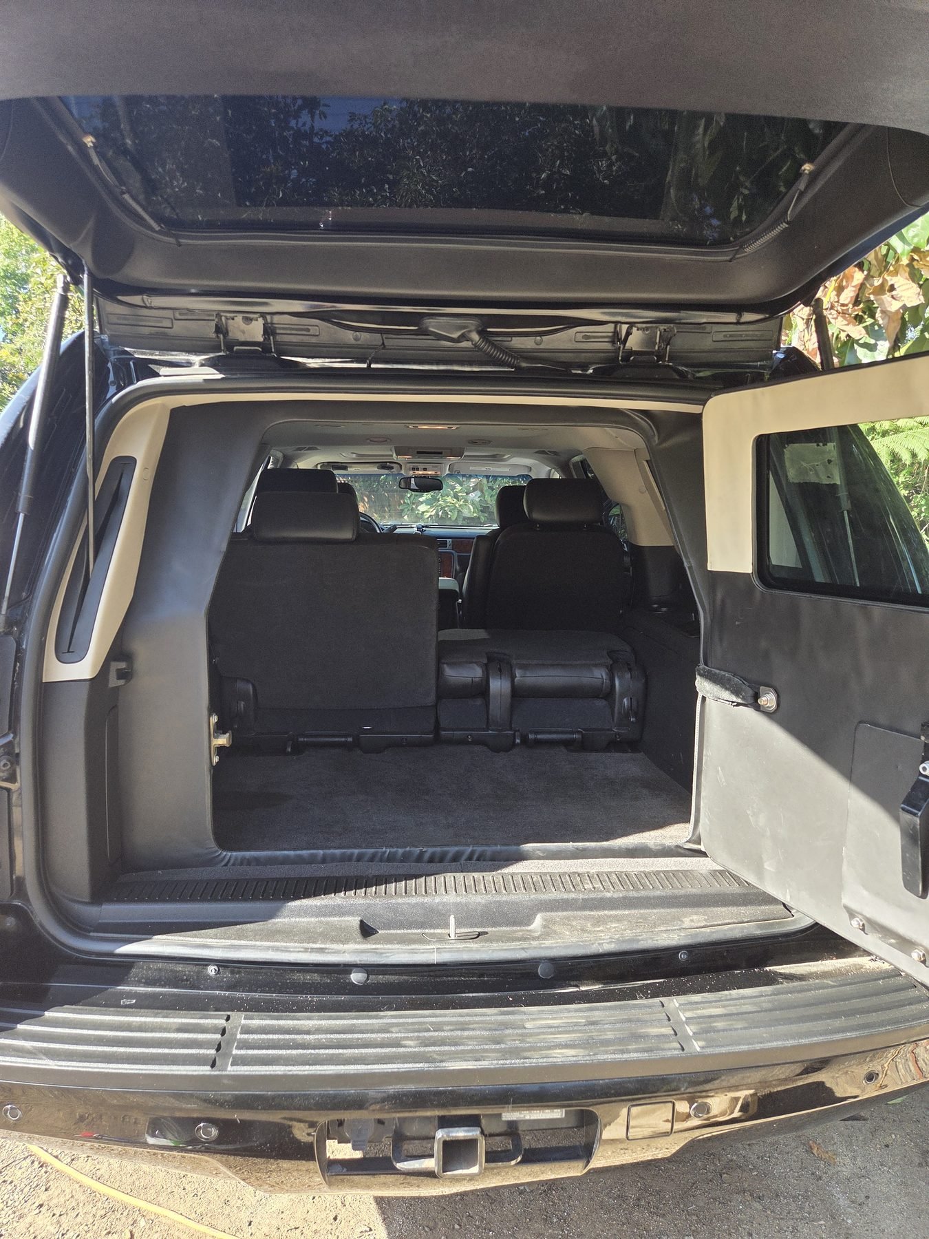 Cargo area looking forward through the armored door