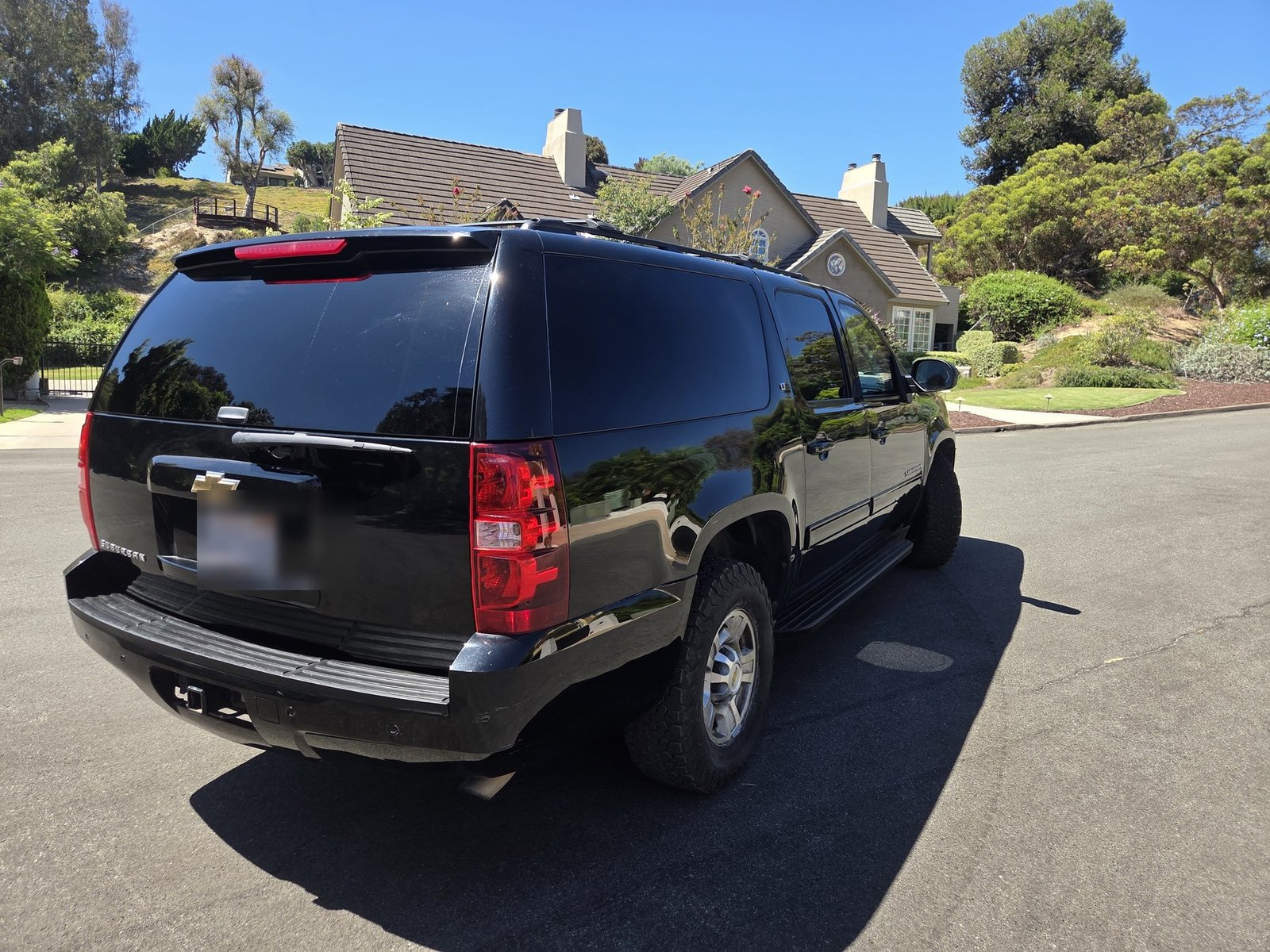 Rear of the Suburban